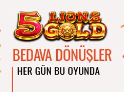 Betboo 5 Lions Gold Oyununa Bedava Dönüş